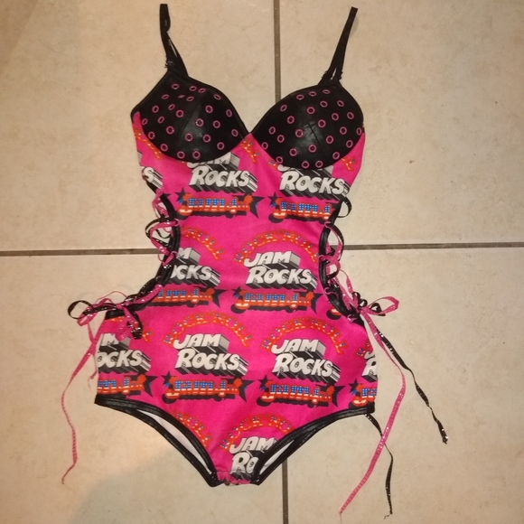"Jam Rocks" Diva Pop Rock Star Stage Bodysuit - Picture 2 of 9
